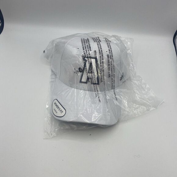 Adidas Hat Women's Structured Adjustable Fit White Gray - Picture 5 of 8